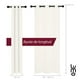 thumbnail image 2 of Cortinas Black Out LUMO Decoracion Textil Hogar 132x214cm blanco, 2 of 8
