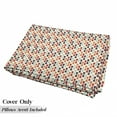 thumbnail image 5 of Colorful Floor Pillow Lounger Cover, Vertical Conceptual Melted Like Forms Rounded Circular Design Hispter Vintage, Nap Mat Printed Fabric Case for 5 Pillows, 88" x 27", Multicolor, by Ambesonne, 5 of 5