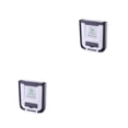 thumbnail image 1 of Bewildely Bote de basura Gabinete plegable Cubo de basura Cocina Sala de estar Cesto de basura Blanco S 2piezas, 1 of 6