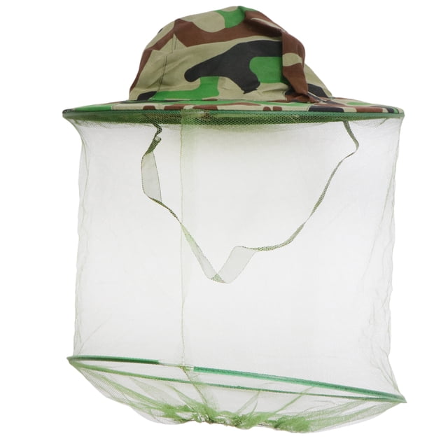 Miangastore Insect Anti-Bee Insect Mask Outdoor Camouflage Shawl Bucket Mesh Hat Mosquito Net Camouflage Beekeeping