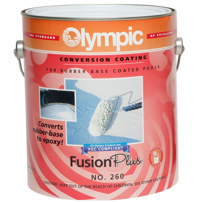 Olympic Fusion Plus Swimming Pool Coating – CONVERTS RUBBER BASED ...