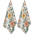 thumbnail image 7 of Vintage Rose With Leaves Kitchen Towel Set of 2 Soft Absorbent Hand Towels Decorative Dish Towel for Home Kitchen Bathroom Farmhouse Holiday Dish Drying Cloth 17.7x28.3 Inch, 7 of 7