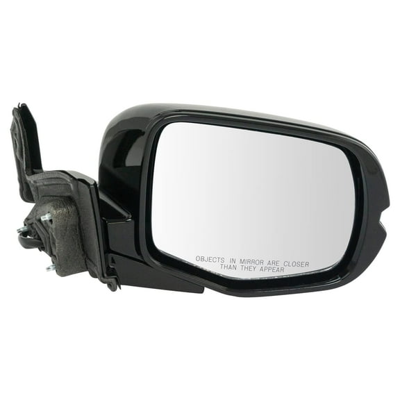 TRQ Mirror Power Heated Memory Turn Signal Gloss Black Passenger RH for Pilot MRA08211 Fits select: 2016-2018 HONDA PILOT