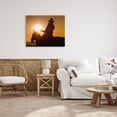 thumbnail image 2 of Stupell Industries Cowboy at Sunset Silhouette Animals & Insects Photography Gallery Wrapped Canvas Print Wall Art, 40 x 30, 2 of 7