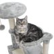 thumbnail image 4 of Torre de condominio Cat Tree Kilodor para gatos pequeños con hamaca, color gris, 4 of 7