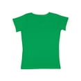 thumbnail image 2 of LAT Women's Retro Ringer Fine Jersey V-Neck Tee Size up to 2XL, 2 of 4