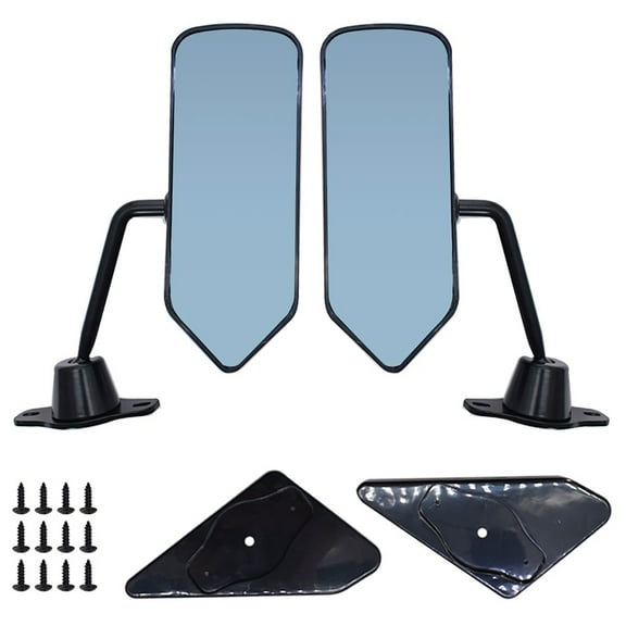 2Pcs Universal Side View Mirrors, Racing Style Sideview Mirror