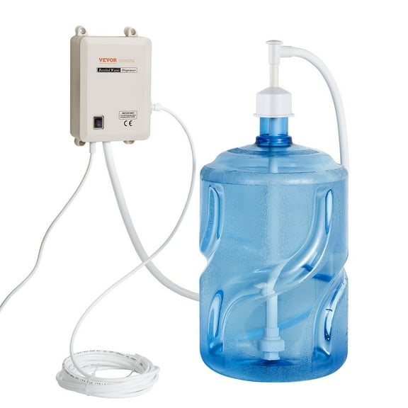 110V Fast-Flow Bottled Water Dispenser Pump with 20ft US Plug, High-Efficiency Water Pump System for Home, Kitchen, Office, Coffee Machines, Refrigerators, and Ice Makers