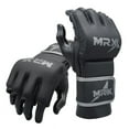 thumbnail image 5 of MRX MMA Mens Sparring Grappling Gloves Training Muay Thai Adjustable Wrist Wrap Silver Small, 5 of 5