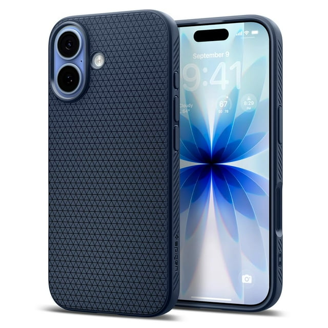 Funda para iPhone 17 Spigen Liquid Air TPU - Azul Marino