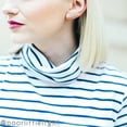thumbnail image 5 of Humble Chic Ear Crawler Earrings for Women - Silver Plated Hypoallergenic Leaf Climbers, 5 of 8