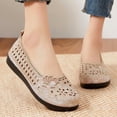 thumbnail image 2 of ibiyuan Wide Walking Shoes for Women Arch Support Wide Walking Shoes for Women Mesh Knitted Slip-On Women's Fashion Sneakers Soft Hands Free Mary Jane Shoes Women Sports Shoes, 2 of 5