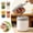 Green, variant on SHAGUOZHOU Vintage Clear Glass Coffee Mugs Vintage Soup Mug Set Acrylic Drinking Glasses 304 Stainless Steel Insulated Oatmeal Breakfast Cup With Lid & Spoon – Large Capacity Portable Thermal Mug For
