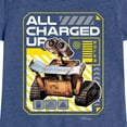 thumbnail image 3 of Disney Wall-E - All Charged Up - Toddler & Youth Girls Short Sleeve Graphic T-Shirt, 3 of 5