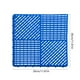 thumbnail image 3 of Alfombrillas de baño antideslizantes entrelazadas, baldosas impermeables con orificios de drenaje para piscina y ducha, uso interior y exterior, 30 x 30 cm, PVC, opciones en gris, blanco y azul., 3 of 6