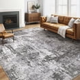 thumbnail image 1 of GUHNNHUIJ 5x7 Area Rugs Living Room  Machine Washable Large Abstract Modern Soft Rug Stain Resistant Indoor Floor Non Slip Accent Carpet for Bedroom Nursery Playroom Dining Room Office Do, 1 of 8