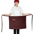 thumbnail image 2 of Joernso Half Apron with Pockets Waterproof Cloth Apron for Server Chef Stain-Resistant Solid Color Kitchen Waiter Apron for Men Women, 2 of 8
