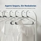 thumbnail image 3 of Ganchos de Plastico Premium SereneLife, Antideslizantes, Ahorradores de Espacio, Duraderos y Resistentes, para Camisas, Suéteres, Sudaderas, Abrigos, Pantalones y Vestidos, Gris, Pack 100, 3 of 7