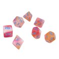 thumbnail image 4 of 7 Die dés Ensemble Polyèdre Acrylique dés Table Multi Couleur de Jeu dés pour Jeu de Rôle de Conseil de Type 5, 4 of 8