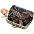 thumbnail image 4 of Original Hand-made Silk Tapestry Satin Top Grade Exquisite Buckle Coin Purse, 4 of 6