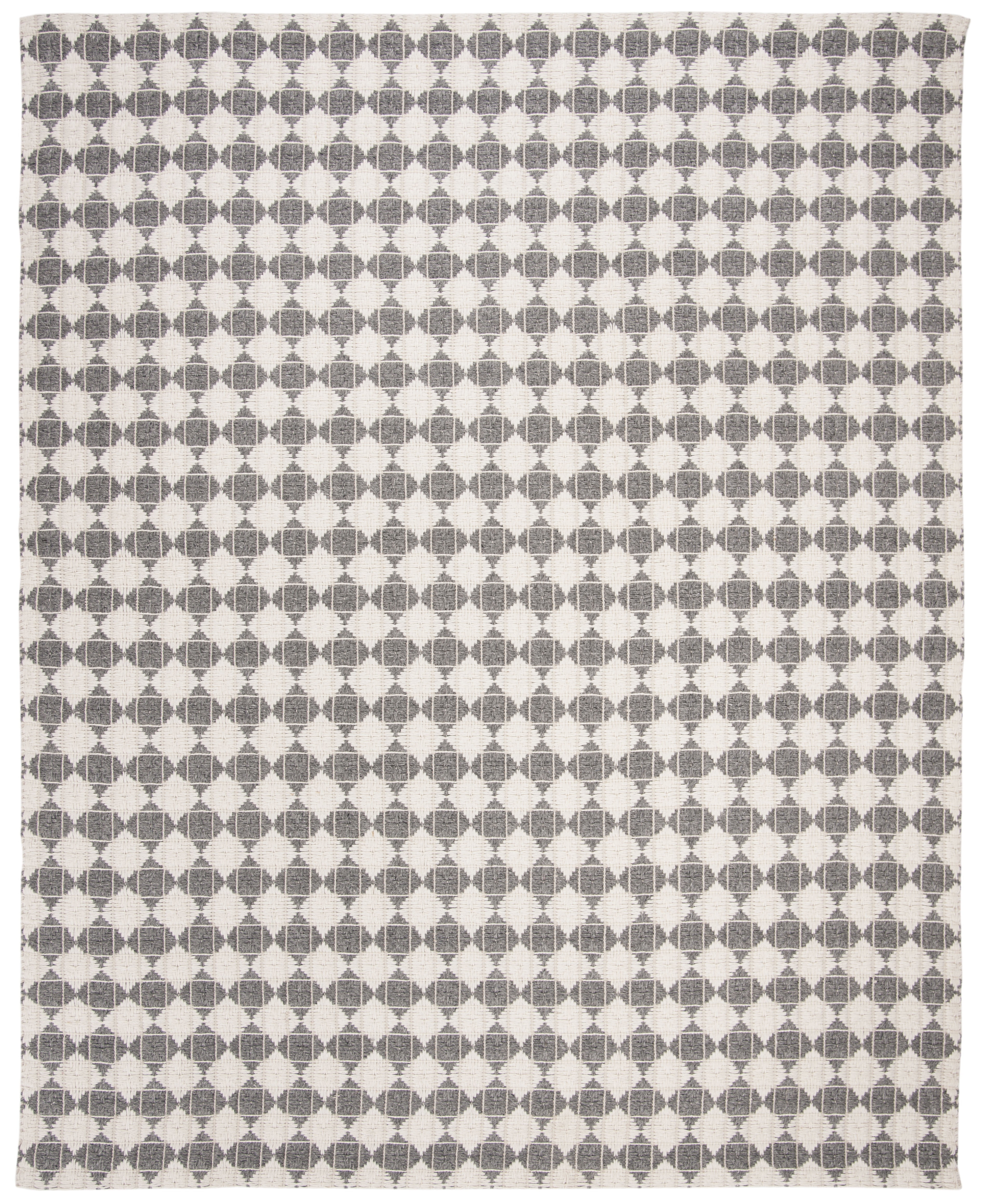 SAFAVIEH Natura Quincy Braided Geometric Area Rug, Grey/Ivory, 8' x 10'