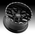 thumbnail image 3 of Moto Metal Aluminum Rim MO986 SIEGE 20X9in Gloss Black Finish, MO986290673A00, 3 of 3
