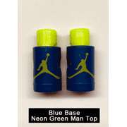 Jordan Nike Logo Air Jordan VI Lace Locks Navy Base Volt Top- Laces Shoelace Locks Rope Buckle Metal Spring Buckles Lanyard