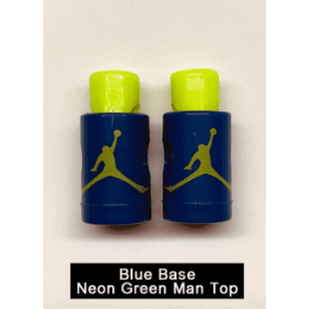 Jordan Nike Logo Air Jordan VI Lace Locks Navy Base Volt Top- Laces Shoelace Locks Rope Buckle Metal Spring Buckles Lanyard