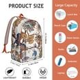 thumbnail image 5 of Paisley Boho Style School Backpack, Durable College Bookbag with Laptop Sleeve, Large Capacity Daypack for Students, Perfect Gift Idea for Women and Teens Academic Year, 5 of 5