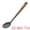 Black, variant on Unique Bargains Silicone Spoon Non Stick Pans Heat Resistant Handle Black 13.8" x 2.7"