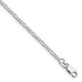 thumbnail image 6 of 925 Sterling Silver 2.25mm Figaro Chain 26 Inch, 6 of 7