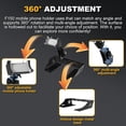 thumbnail image 4 of 360° F150 Phone Mount, Full Metal Base No Punching Required, F250 Phone Mount with Storage Function Most Phones, Compatible with Ford F150 2015-2020 and F250/F350 2017-2022 Super Duty Trucks, 4 of 5