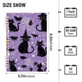thumbnail image 2 of FORMRS 1-Subject Spiral Notebook 8" x 5" College Ruled 60 Refillable Sheet A5 Hard Cover, Halloween Cats, 2 of 7