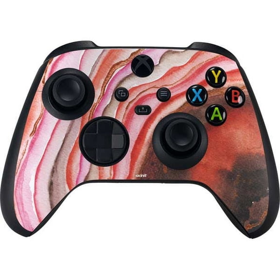 Skinit Geode Orange Watercolor Geode Xbox Series X Controller Skin