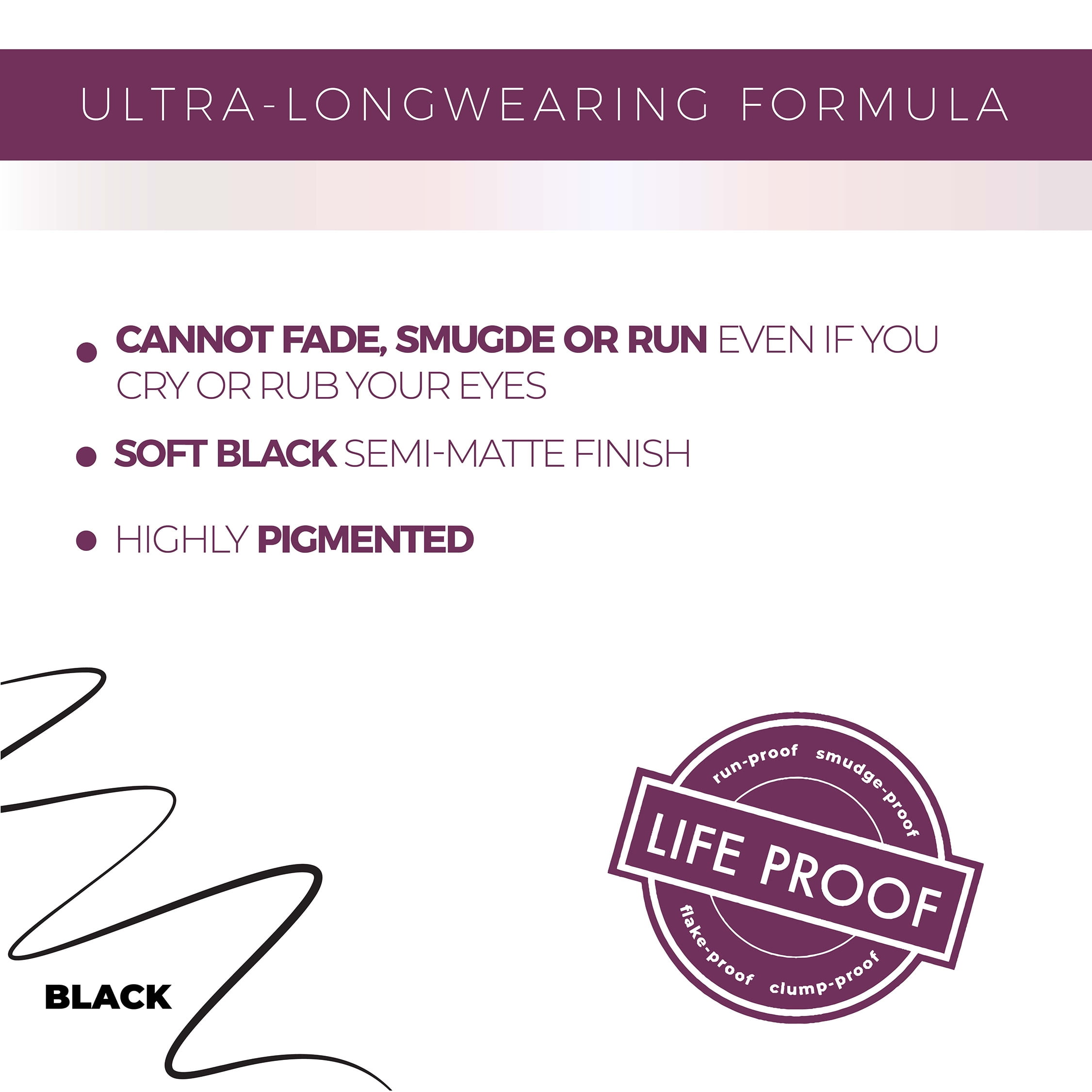 Blinc Tubing Liquid Eyeliner Pen | Soft Black Semi-Matte Finish | Tappered Felt Tip | Water Resistant & Ultra-Longwear | Easy Tubing Technology Removal | Vegan & Cruelty-Free | 0.5 ml / 0.017 fl.oz