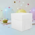 thumbnail image 1 of GOOHOCHY Box Elegant Cake Box With Cake Board Container For Weddings Birthdays And Celebrations And Transport, 1 of 8