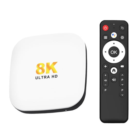 H96MAX M2 Plus Android TV Box, RK3528 Octa-Core, 4GB RAM 32GB ROM, Android 14, Wi-Fi 6, BT5.2, 8K Ultra HD, HDR10 , Voice Remote Control