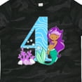 thumbnail image 4 of Inktastic Fourth Birthday Mermaid Girls Toddler T-Shirt, 4 of 5