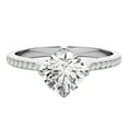 thumbnail image 4 of AoneJewelry 14K Gold (Rose, White, Yellow) Cathederal Style Engagement Ring with 0.75 Cttw Round Shape Natural White Diamonds Sold, 4 of 5