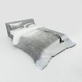 thumbnail image 3 of Ambesonne Tree Bedding Set 3 Pcs, Winter Snowy Forest Cold, Twin XL, White Black, 3 of 3