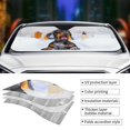 thumbnail image 5 of Fuzoiu Puppy Sits In Bathtub Print Car Windshield Sun Shade,Block Uv Rays Sunshade,Foldable Front Window Sun Visor Protector for Car,SUV,Truck-Keep Vehicle Cool-Puppy Sits In Bathtub, 5 of 8