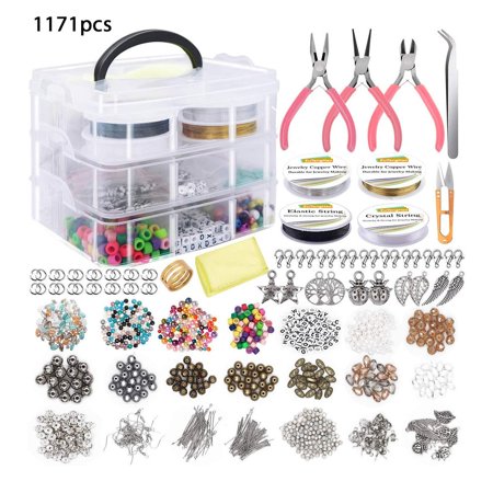 NEW Jewelry Making Supplies Kit Making Tool Kit Beaded Wire For