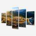 thumbnail image 2 of Mountains Glowing in Sunlight - Landscape Canvas Art Print, 2 of 3