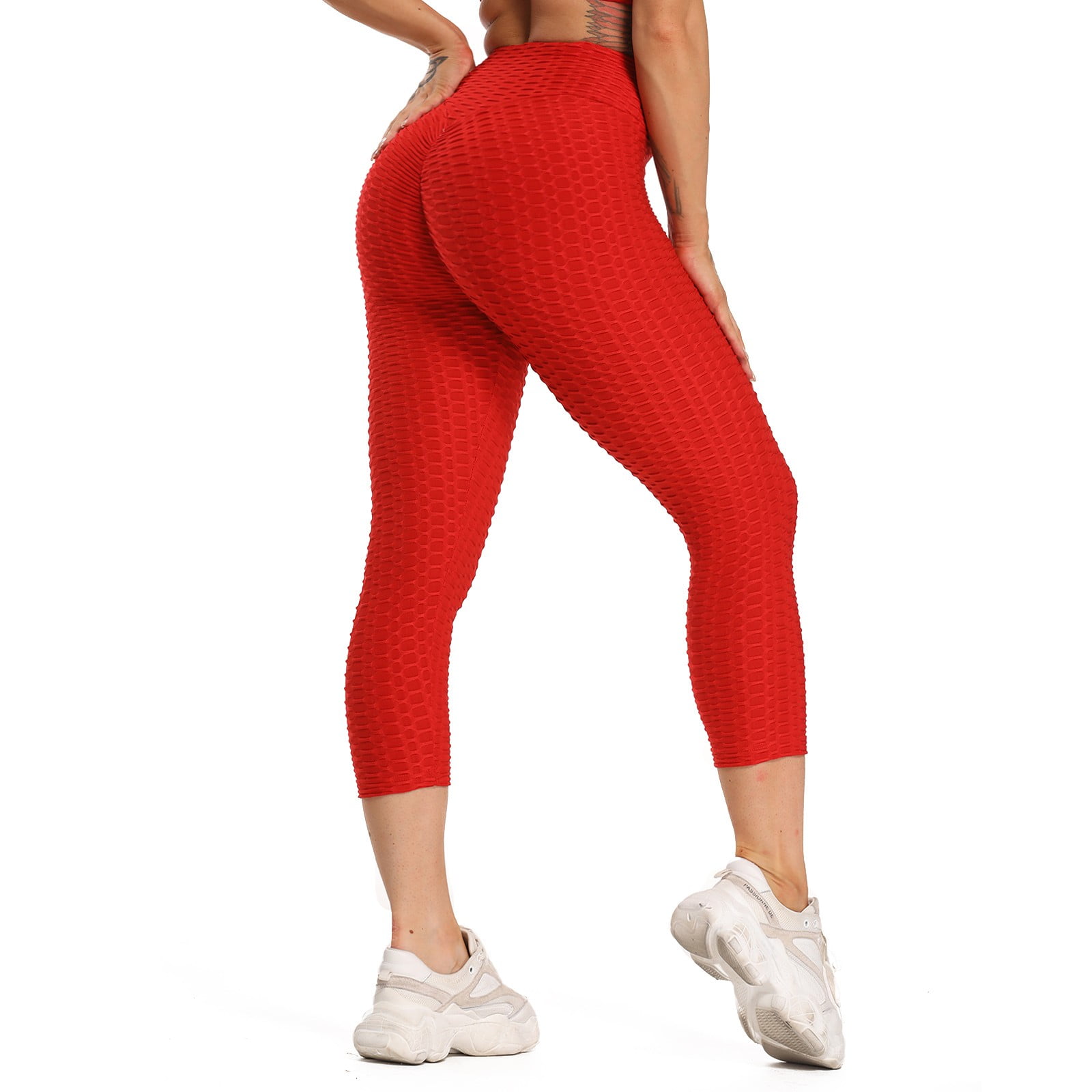 High Waist Capri Leggings Yoga Pants 
