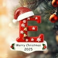 thumbnail image 1 of CaiYueKe 26-Piece Alphabet Christmas Ornaments Set Acrylic Letter Decorations with Snowflake Bell Pattern for DIY Holiday Tree Wreath Mantel Festive Hanging Decor Xmas Gifts for Family Friends, 1 of 9