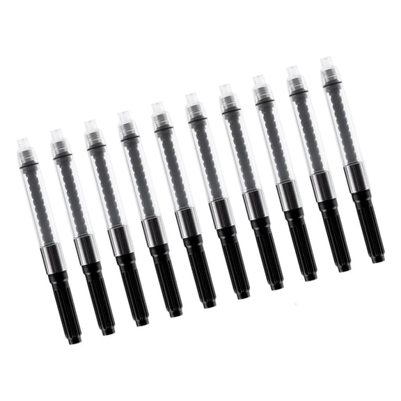 MOMOJIA 10PCS European Standard Fountain Pen Converters Vacuum Ink Cartridge Quick Installation
