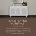 thumbnail image 5 of Maven Lane Patrin Handmade Heritage Wooden Sideboard in White Distressed Finish, 5 of 6