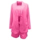 thumbnail image 4 of Chaqueta de punto de manga larga sólida para mujer, chaleco con bolsillo, traje corto Pompotops qwe22374, 4 of 6