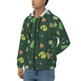 thumbnail image 3 of Uemuo Camp In The Forest for Men's Fashion Full-zip Hoodies & Sweatshirts with Kangaroo Pocket, Zip-up Hooded Sweatshirt, Moisture Wicking & Breathable-X-Large, 3 of 5