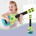thumbnail image 2 of Cameland Children's Hippopotamus Pattern Guitar Ukulele Simulation Playable Instrument Early Education Enlightenment Toy, 2 of 6